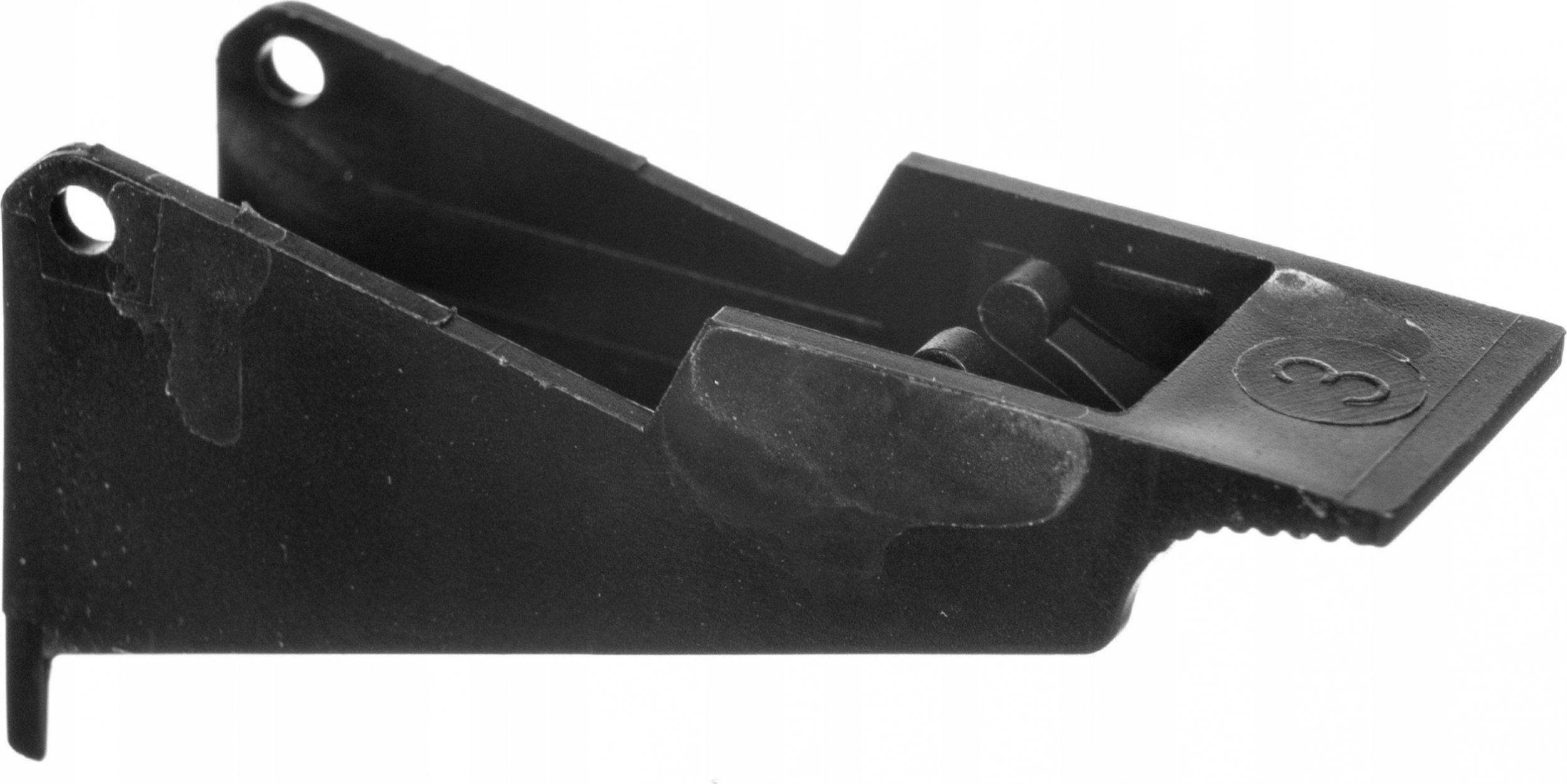 Relpol Obejma wyrzutnikowa do gniazda wtykowego GZ80 czarna MS 25 2002604