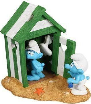 Aqua Nova Aqua Della Ozdoba Smerf W Chatce 14x11x14cm