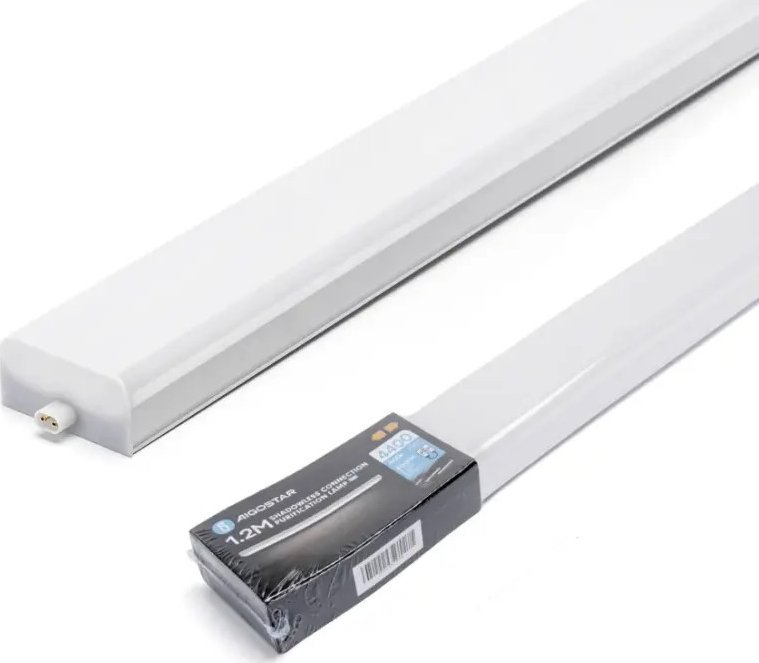Lampa sufitowa Aigostar Listwa led 1.2m 40W plafon z bezcieniowym łączeniem biały neutralny Listwa led 1.2m 40W plafon z bezcieniowym łączeniem biały