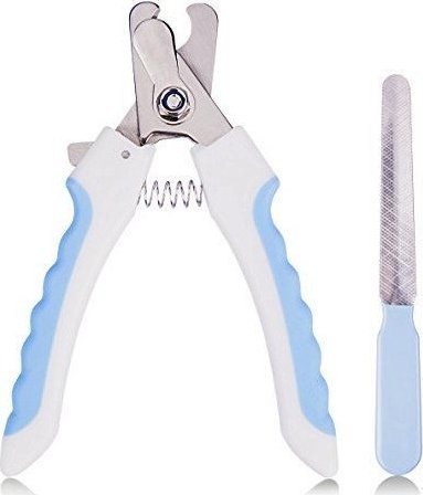 Mersjo Obcinacz do pazurów + pilnik dla psa, kota L niebieski