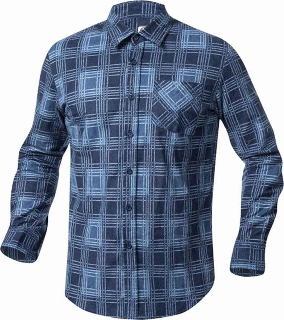 Ardon ARDONURBAN - koszula flanelowa 100% bawełny - niebieski H20088 37-38