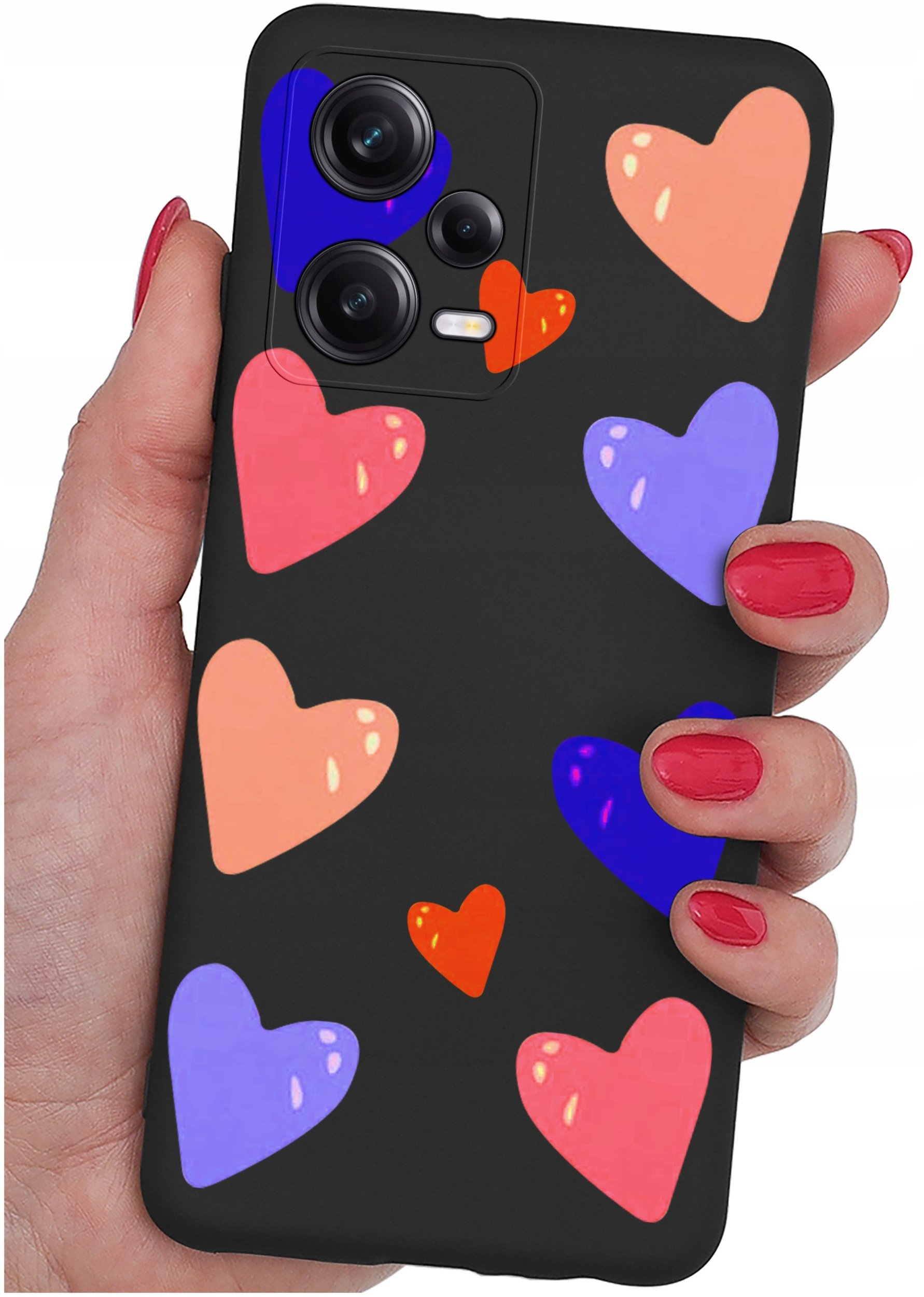 ETUI do Xiaomi Redmi Note 12 5G |Poco X5 5G | WZORY | SILIKONOWE MATT SZKŁO