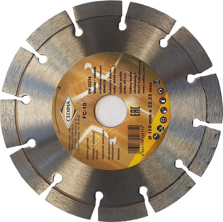 Sourcing DIAMOND SEGMENTAL CUTTING WHEEL 150X2,0