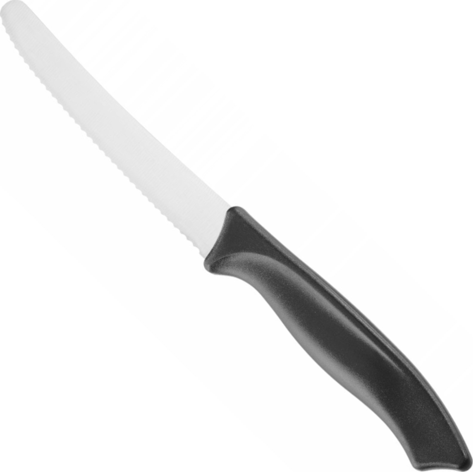 Hendi Nóż uniwersalny ząbkowany 105/215 mm - czarny Nóż uniwersalny ząbkowany 105/215 mm - czarny