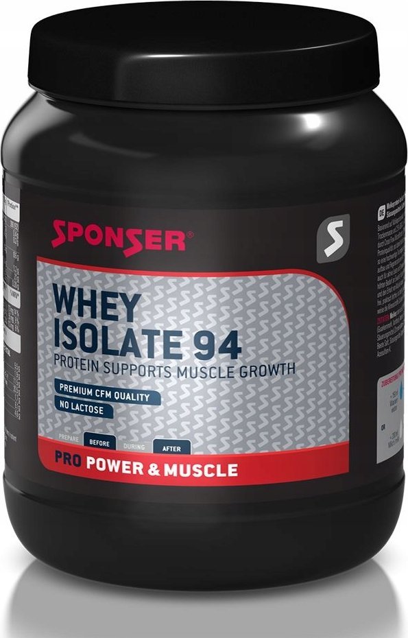 Sponser Odżywka SPONSER WHEY 94 truskawkowa puszka 425g