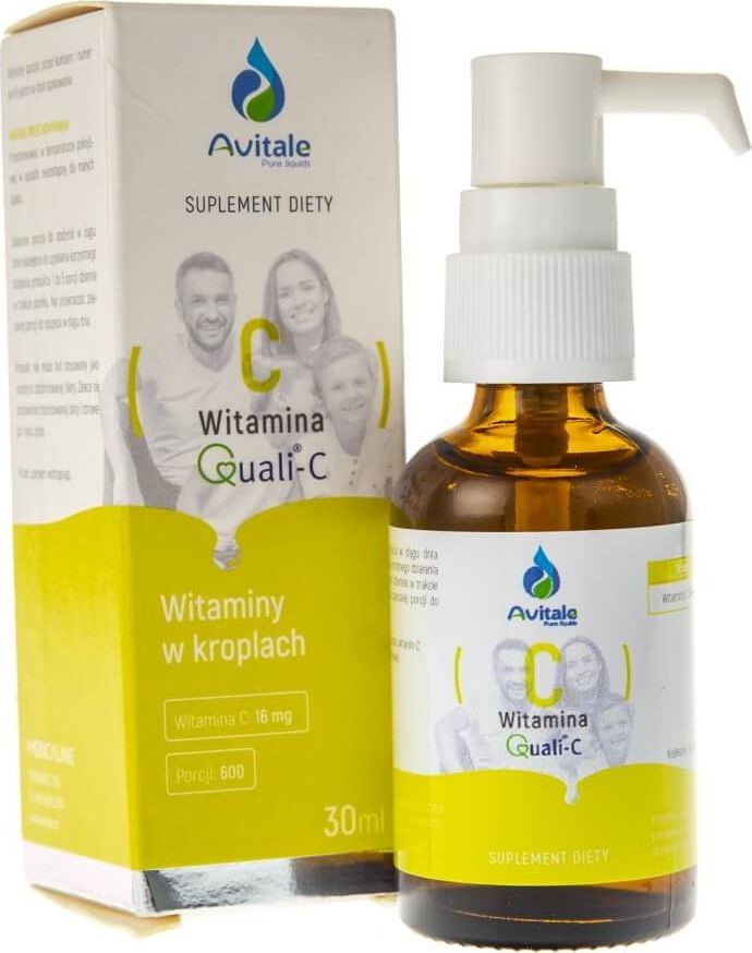 Aliness Avitale Witamina C Quali-C 16 mg w kroplach - 30 ml