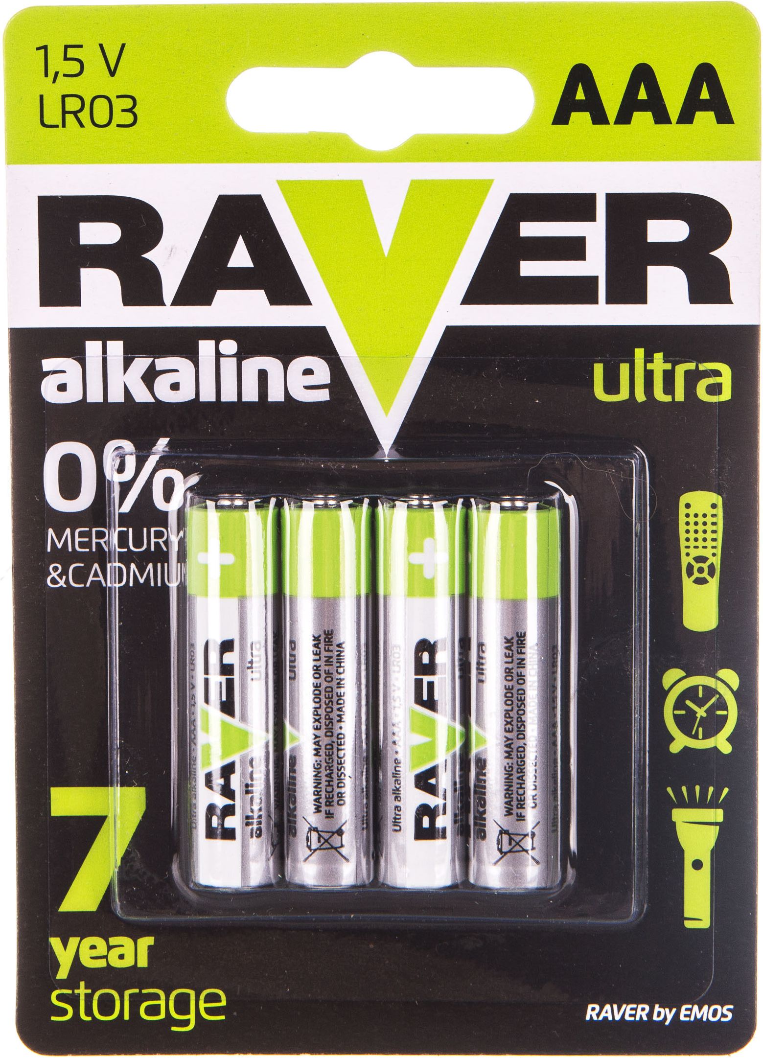 Raver Bateria AAA / R03 4 szt.