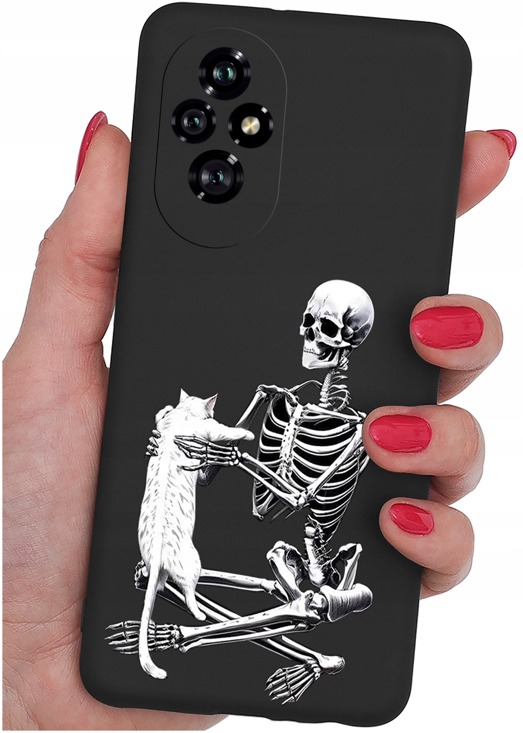 ETUI do Honor 200 5G | WZORY | SILIKONOWE MATT CASE + SZKŁO 9H