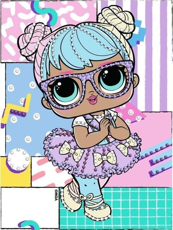 Diamentowa mozaika - LOL Surprise! Bon Bon 15x20cm