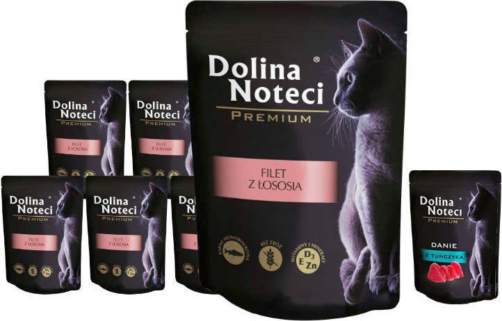 Dolina Noteci Premium z łososiem 10x85 + tuńczyk 85g