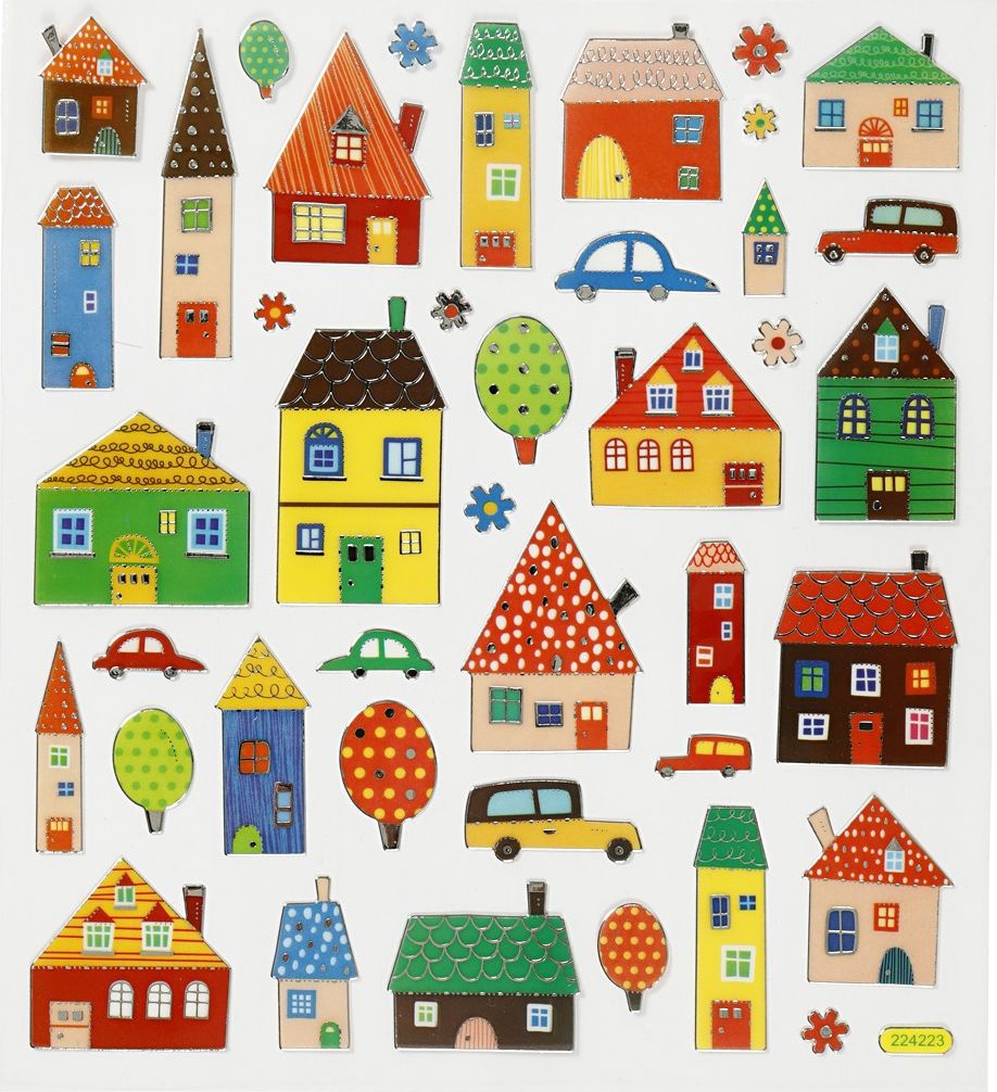 Creativ Company Naklejki Miasto