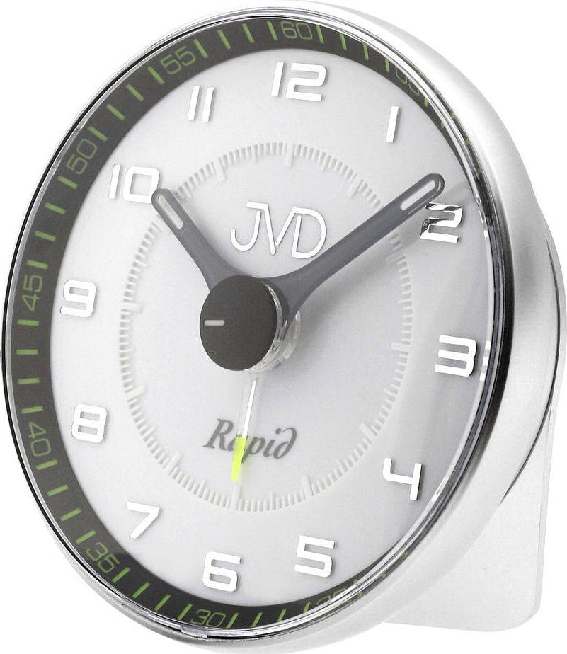 JVD Budzik JVD SRPC08.1 z płynącym sekundnikiem