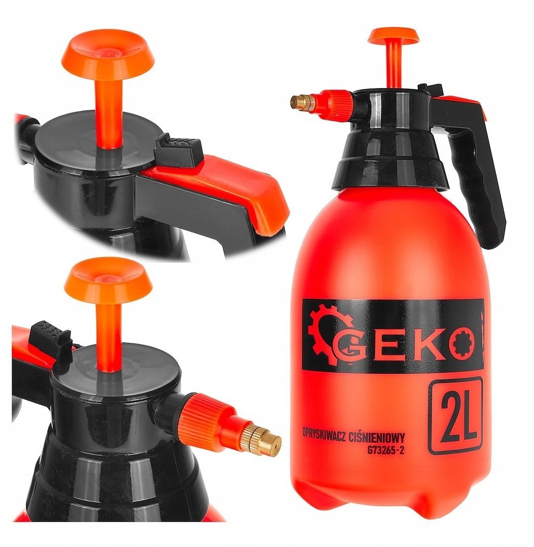 Geko Opryskiwacz ciśnieniowy pomarańczowy 2L (20)