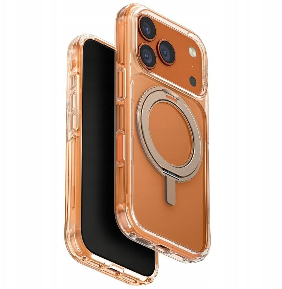UNIQ Swivix Case for iPhone 17 Pro 360 Rotating Kickstand Gold