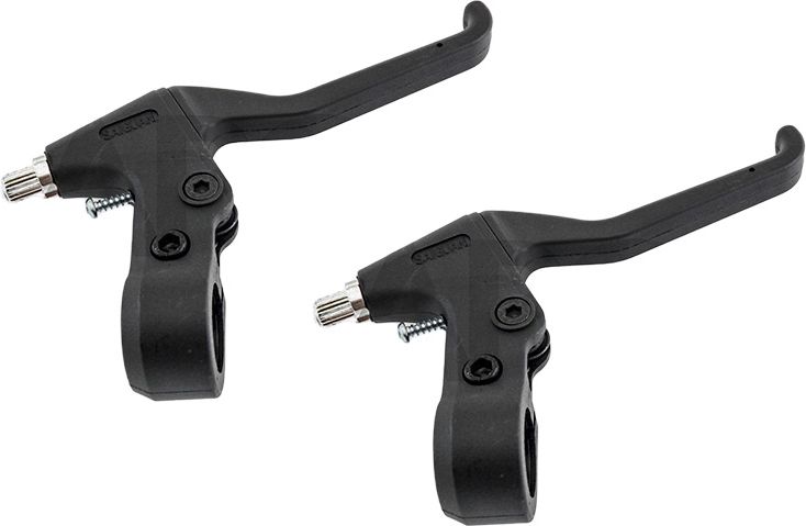 Dźwignie hamulcowe V-Brake stal/plastik czarne