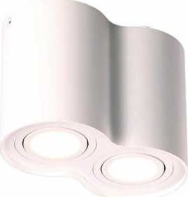 Lampa sufitowa MAXlight Oprawa natynkowa tuba biała Maxlight BASIC ROUND II C0085