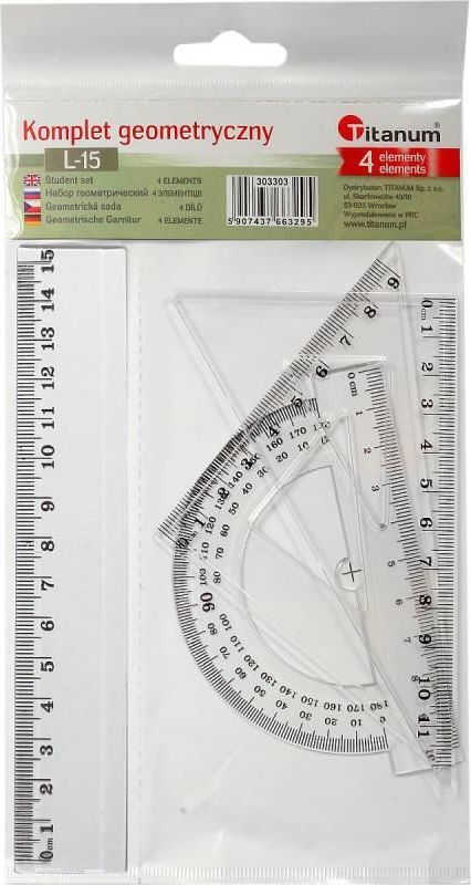 Titanum TITANUM Komplet geometryczny MAŁY 4el. 15cm