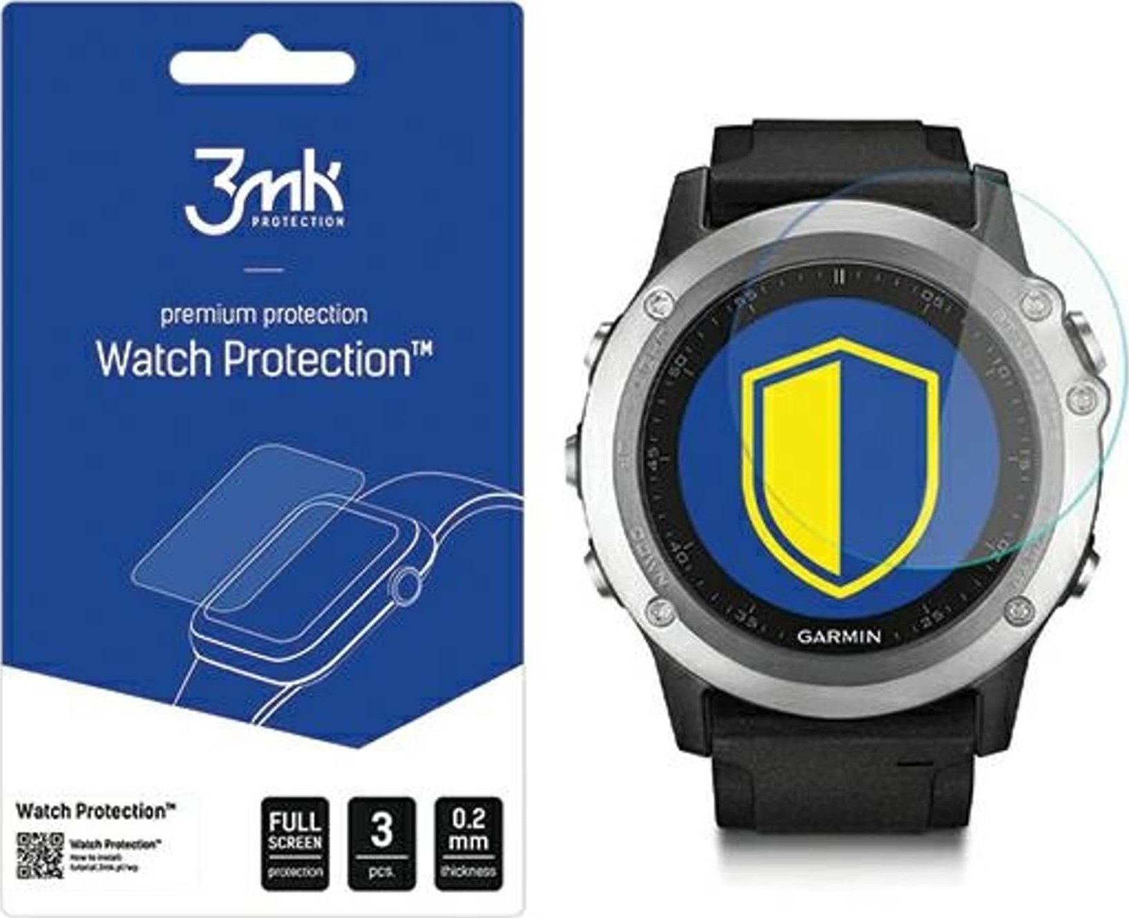 3MK Szkło hybrydowe FlexibleGlass do Garmin Fenix 3