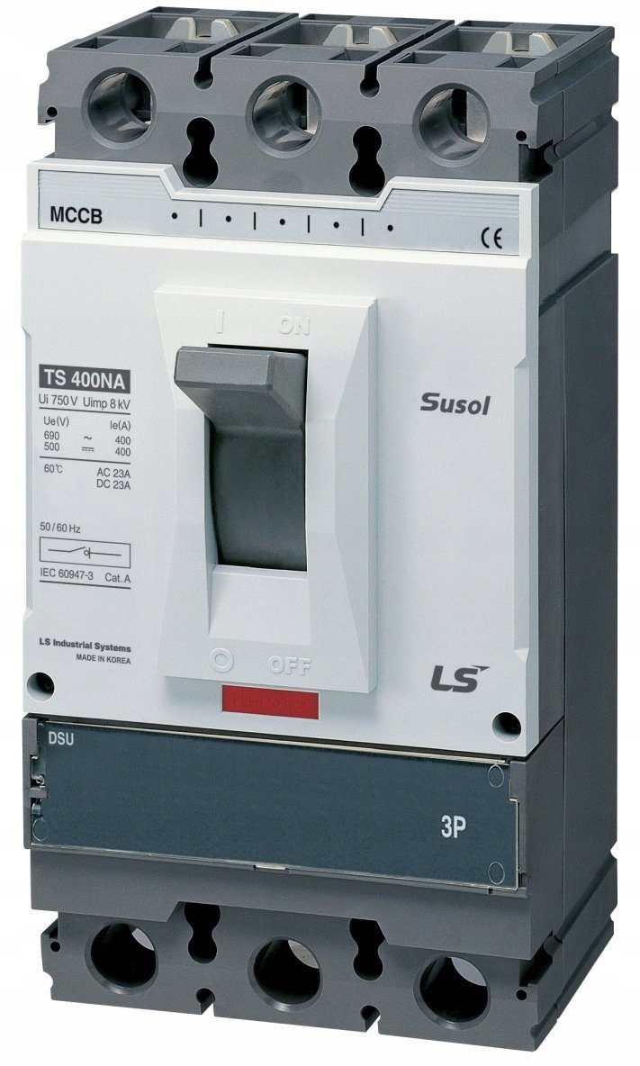 Rozłącznik kompaktowy 3P serii DSU 400A 50 kA TS400N DSU 400A 3P