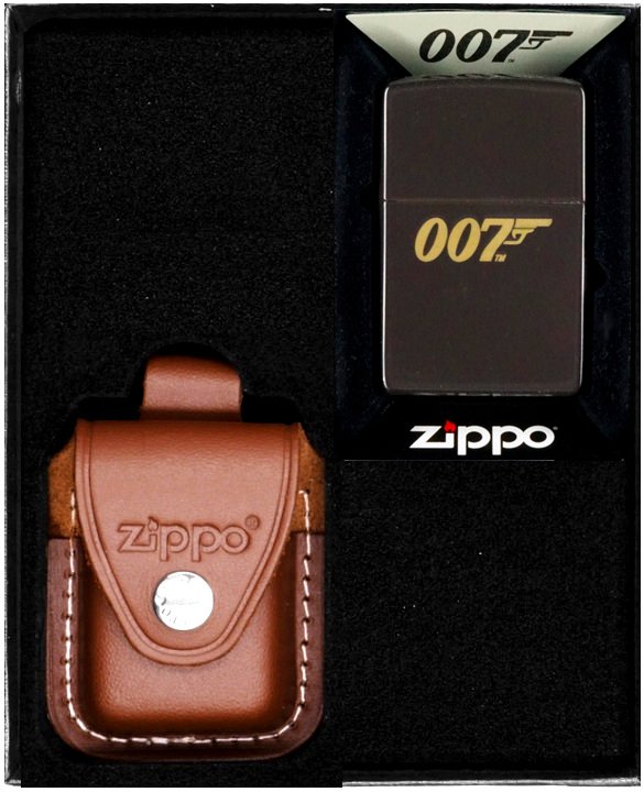 Zestaw ZIPPO Zapalniczka JAMES BOND 2 Prezentowy No2