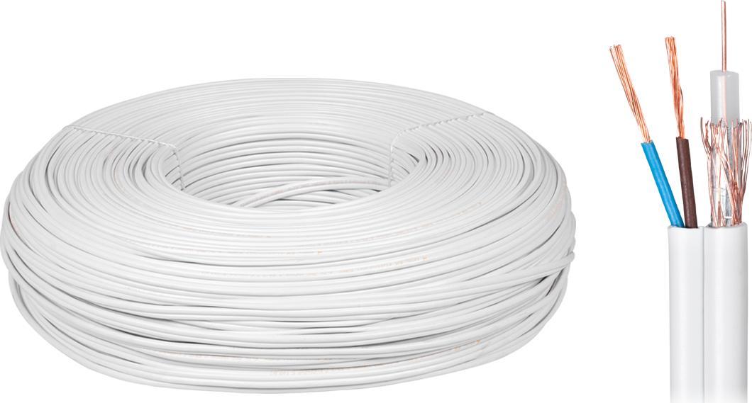 Przewód Elektrokabel Kabel koncentryczny YWDXek 75-0.59/3.7 K-60 + 2x0,5mm 100m