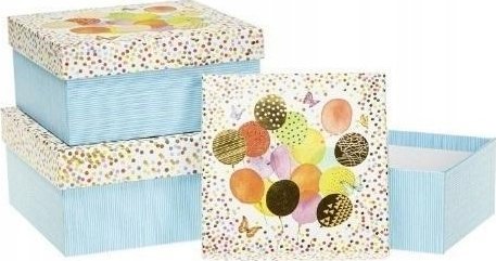 Teka Pudełko prezentowe PUP-22004-KW 3szt ROZETTE