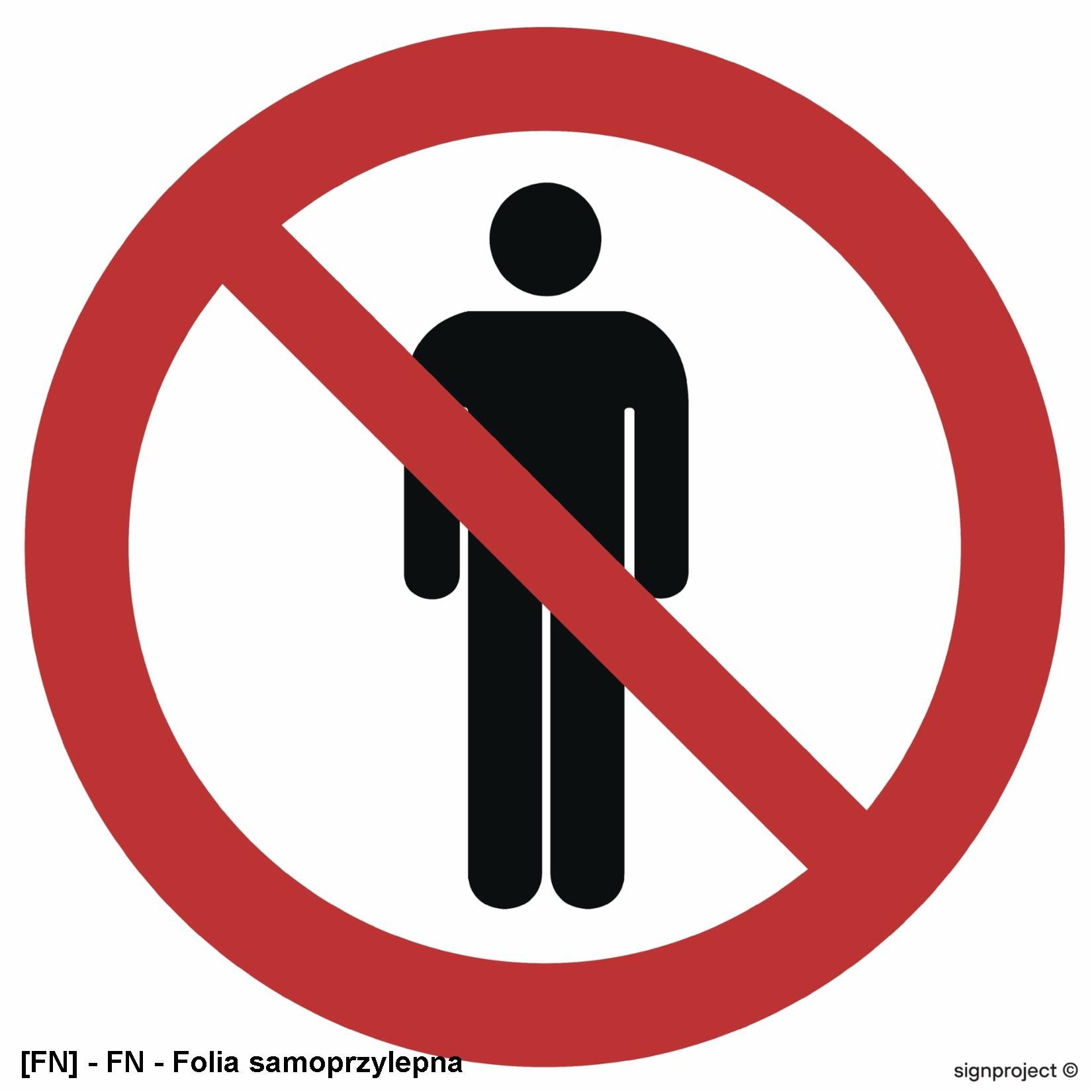 GB046 - Zakaz wstępu 500x500