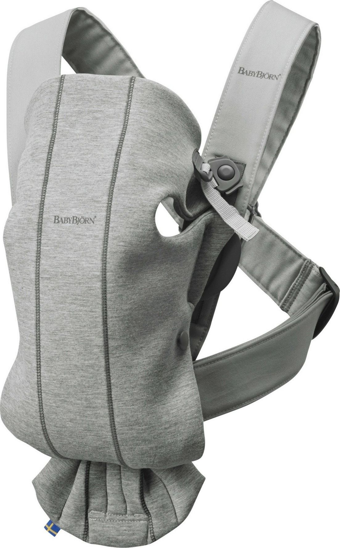 BabyBjorn BABYBJÖRN - Baby Carrier MINI 3D Jersey, Light Grey