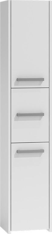 Topeshop Szafka łazienkowa słupek regał model 33 biały (S33 BIEL)