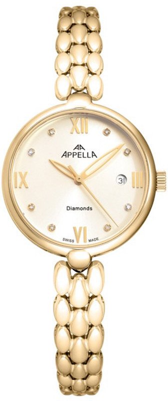 Zegarek damski Appella L50007.1181DQ złoty