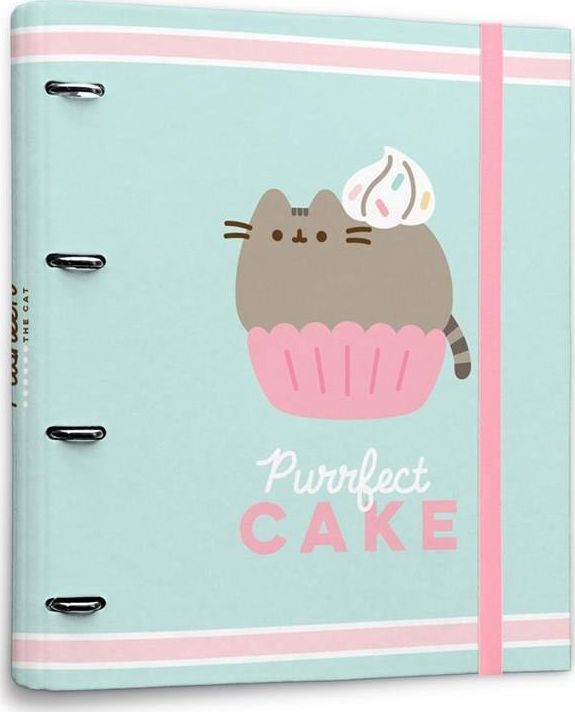 Segregator Pusheen Budget 4-ringowy 26x32cm jasnozielony (67371-uniw)