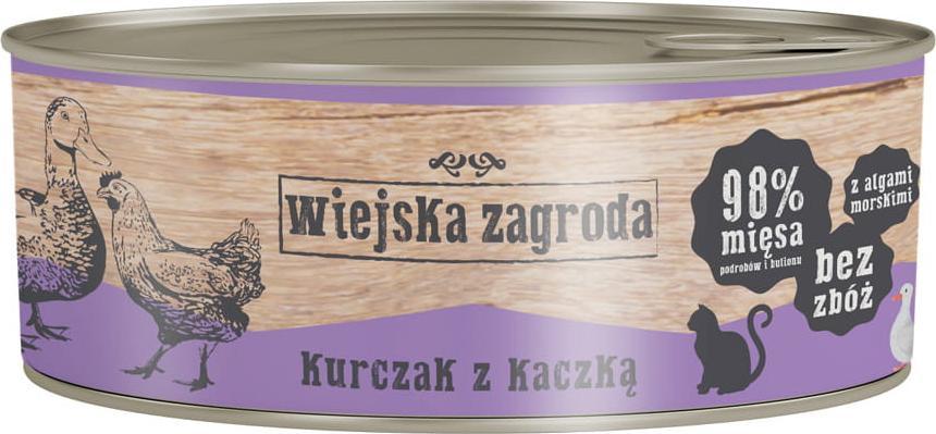 Wiejska Zagroda Wiejska Zagroda Karma mokra dla kota Kurczak z Kaczką 85g