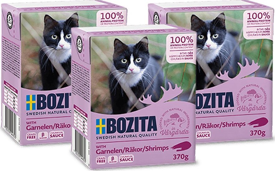 Bozita BOZITA Cat Krewetki W Sosie 3x370g