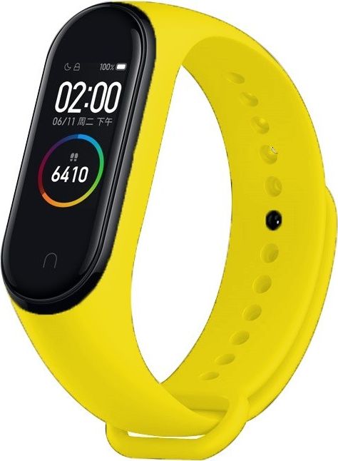 Devia Devia pasek Deluxe Sport do Xiaomi Mi Band 3/ Mi Band 4 yellow