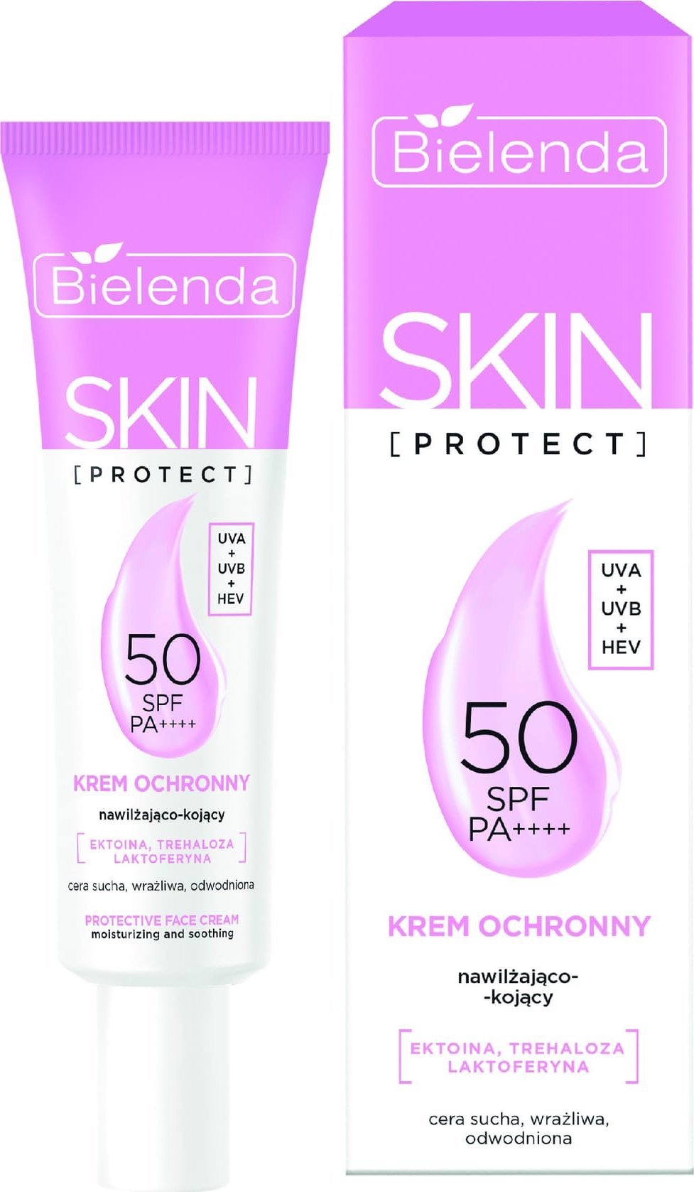BIELENDA Skin Protect Krem ochronny SPF 50 nawilżająco-kojący 40 ml