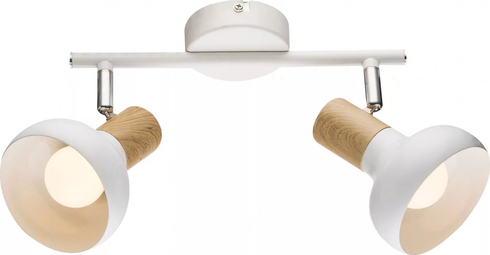 Lampa sufitowa Lumes Biała lampa sufitowa loftowa - K096-Mirabel