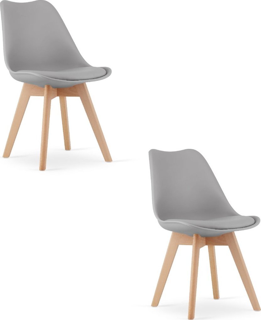 Leobert Krzesło MARK Szare x 2