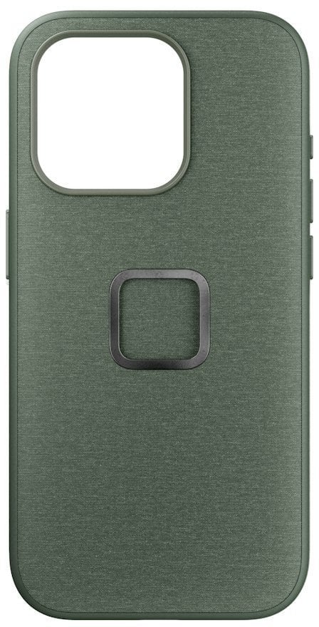 Peak Design Mobile Etui Everyday Case Fabric iPhone 15 Pro v2 - Szarozielone
