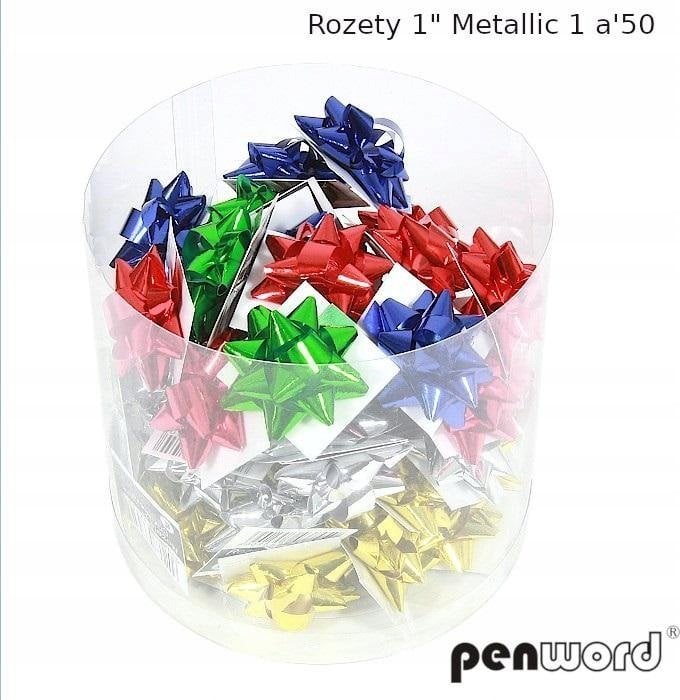 Party Deco Rozety metallic (50szt)
