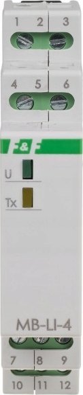 F&F Licznik impulsów z wyjściem MODBUS RTU MAX-MB-LI-4LO