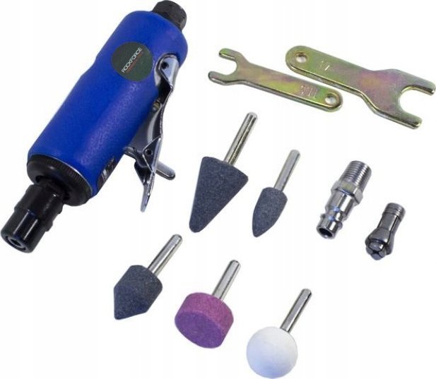 Szlifierka Rockforce Szlifierka pneumatyczna + końcówki szlif.