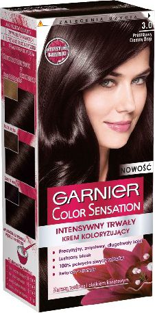 Garnier Color Sensation Krem koloryzujący 3.0 Prestig Brown- Prestiżowy ciemny brąz