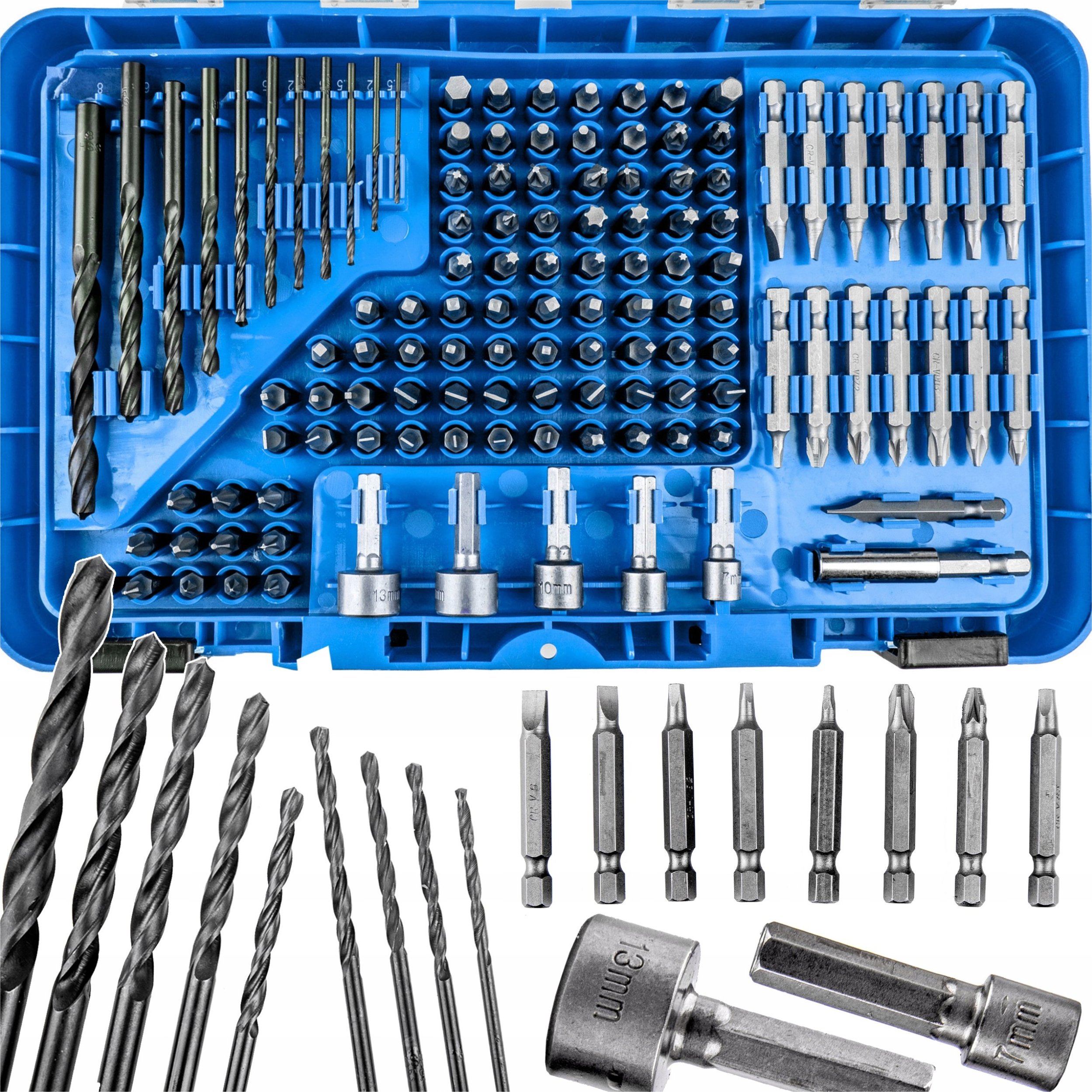 Zestaw narzędzi Forsage Zestaw wierteł i bitów 120el.