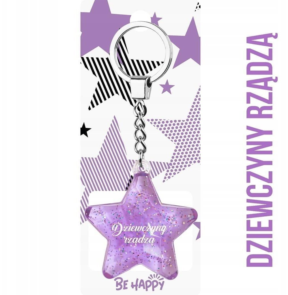 Be Happy Brelok Gwiazdka Dziewczyny rządzą