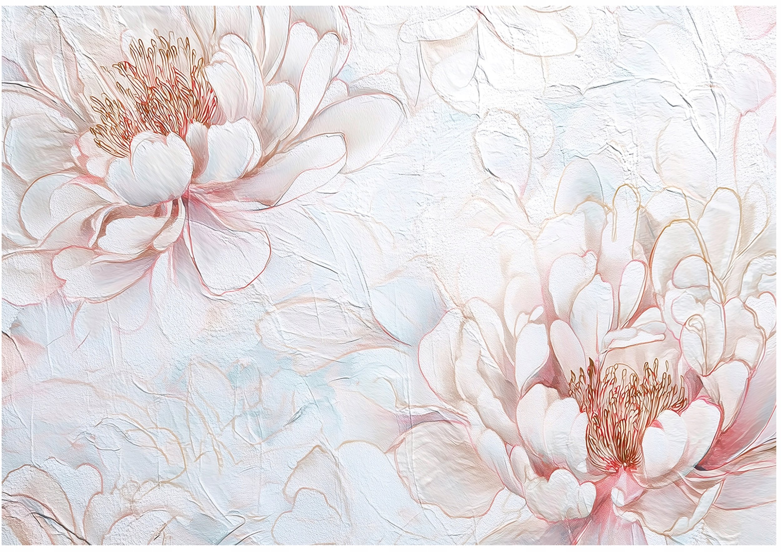 Fototapeta Na Flizelinie Kwiaty Piwonie Do Sypialni Salonu 300x210