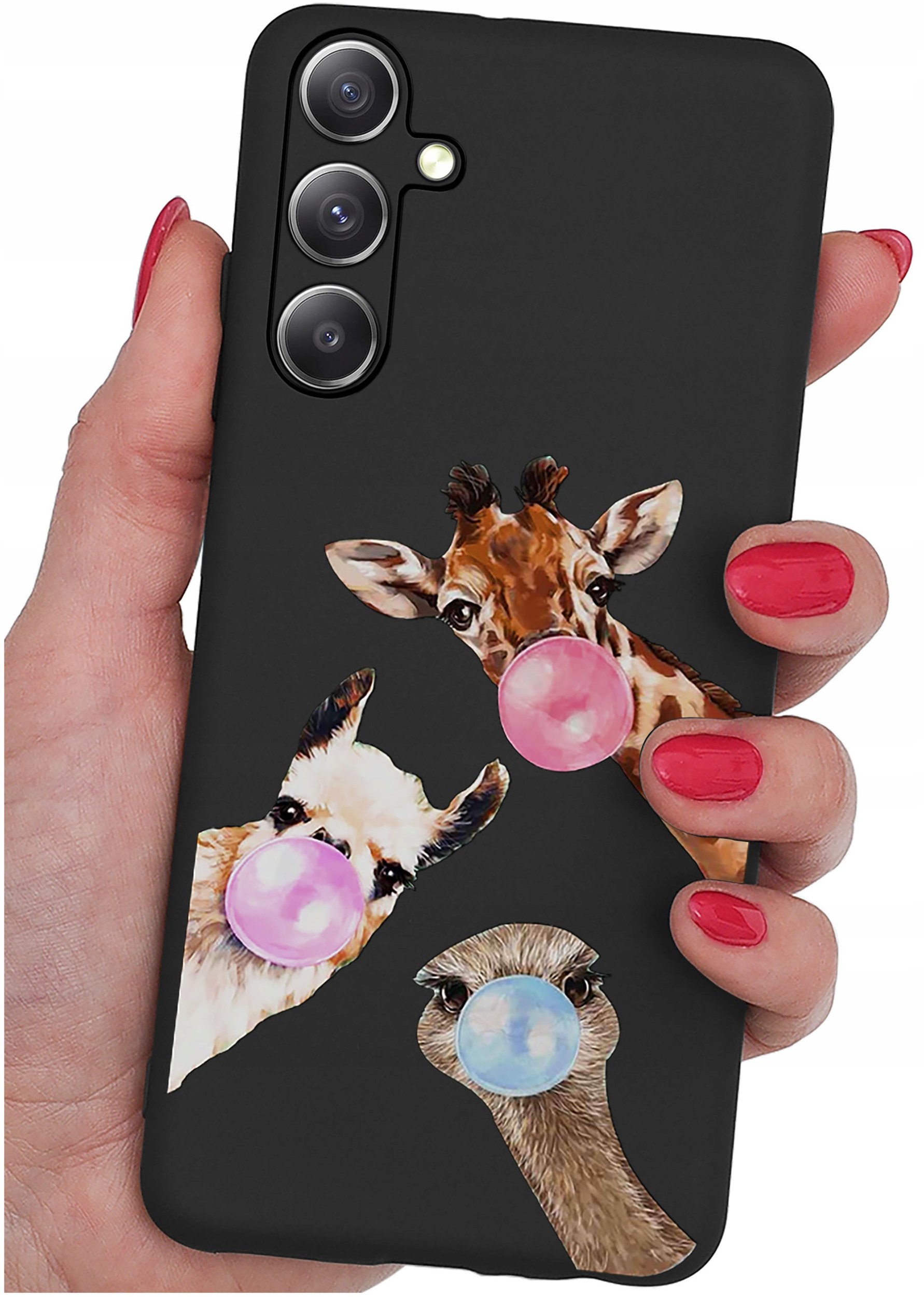 Etui do Samsung Galaxy M35 5G WZORY |SILIKONOWE MATT CASE + SZKŁO 9H