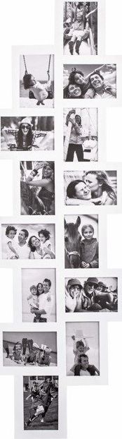 Ramka Springos Ramka na zdjęcia 14 zdjęć multiramka 10x15 biała UNIWERSALNY