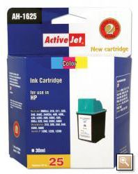 Tusz Activejet tusz AH-1625N (51625A nr 25) Cyan Magenta Yellow