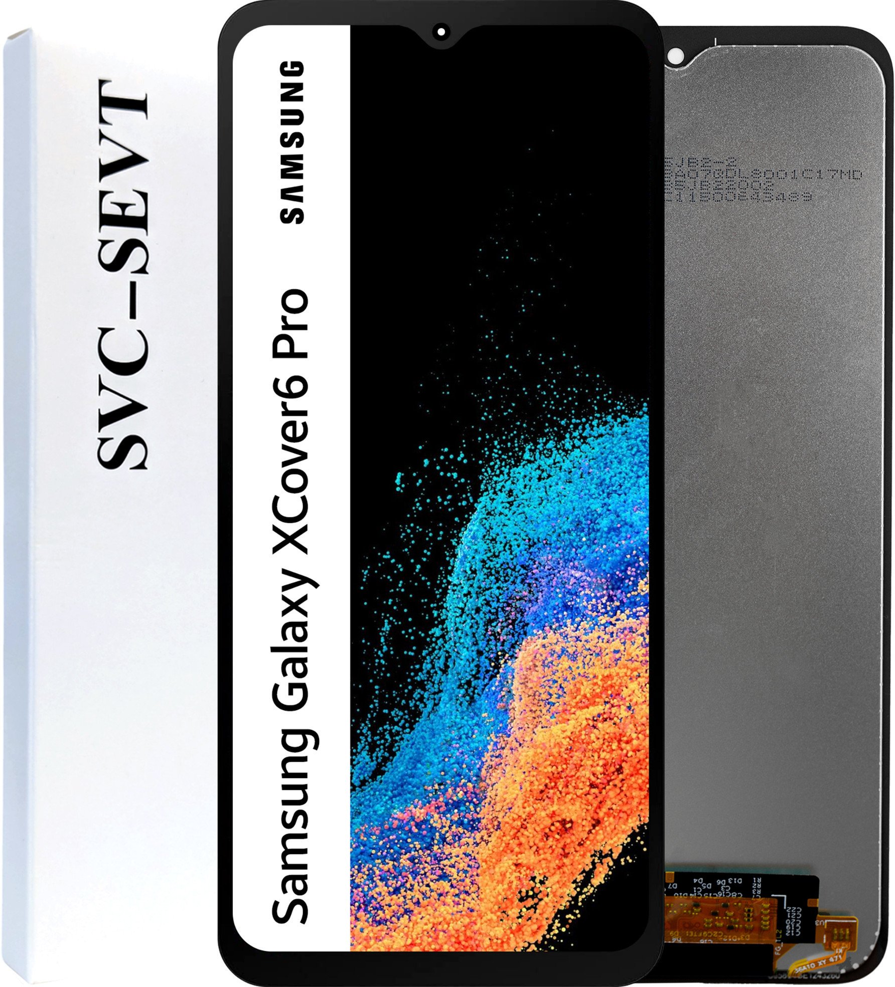 Zila Wyświetlacz do Samsung XCover 6 Pro Ekran LCD Oryginał (5904858354252)