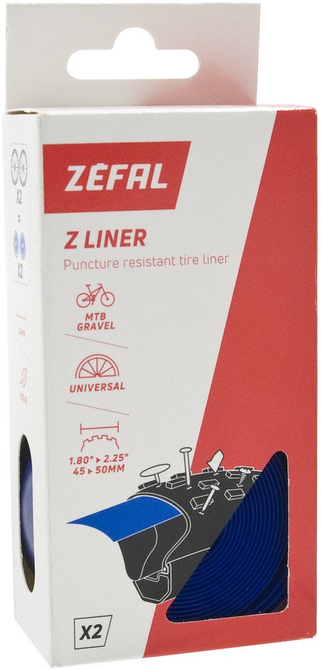 Wkładka antyprzebiciowa Zefal Z-Liner 29 34mm, MTB/Gravel, niebieska, 2 szt